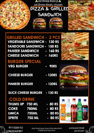 Pizza & Grilled Sandwich menu 4