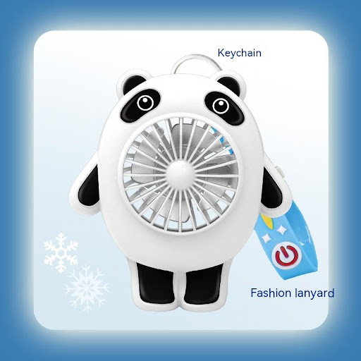 Title 3, USB Charging Mute Cute Plastic Fan, providing q...