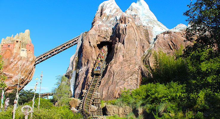 Expedition Everest roller coaster at Animal Kingdom