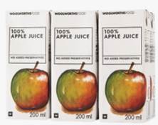 Woolworths is recalling its branded 100% Apple Juice 200ml cartons amid concerns over elevated levels of patulin.