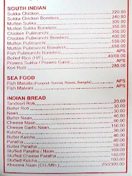 Sai Leela menu 5