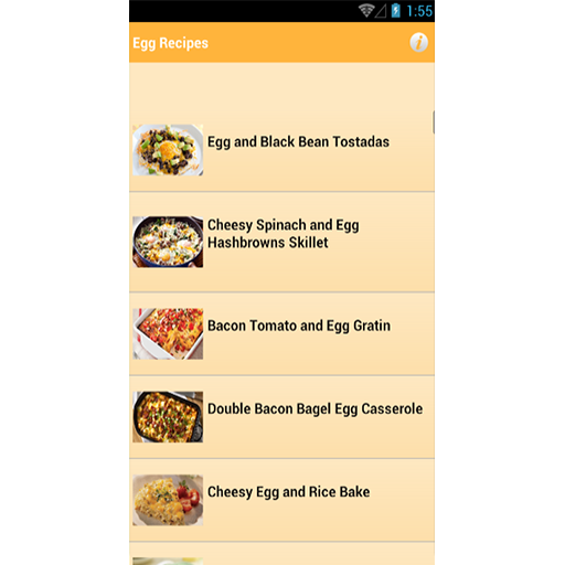 Egg Recipes Screen 2