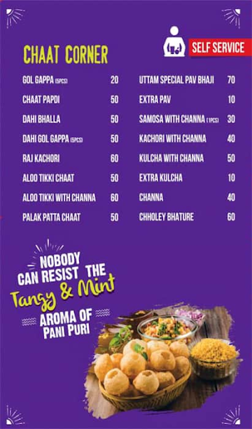 Uttam Sweets menu 