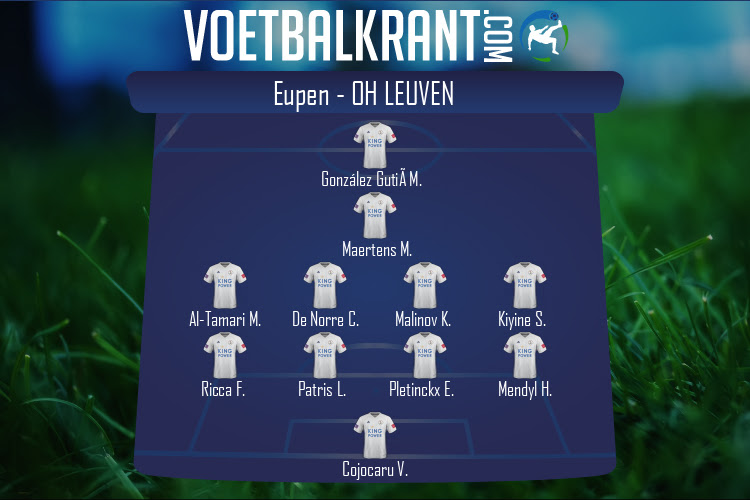 Opstelling OH Leuven | Eupen - OH Leuven (18/10/2022)