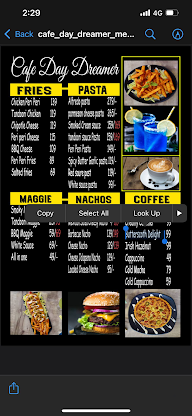 Cafe Day Dreamer menu 5