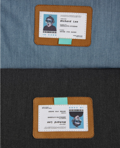 Title 4, White duck down and lamb down stitching denim t...