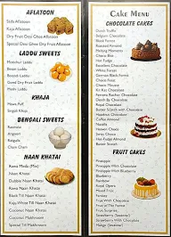 Sahara Sweets Cakes N More menu 2