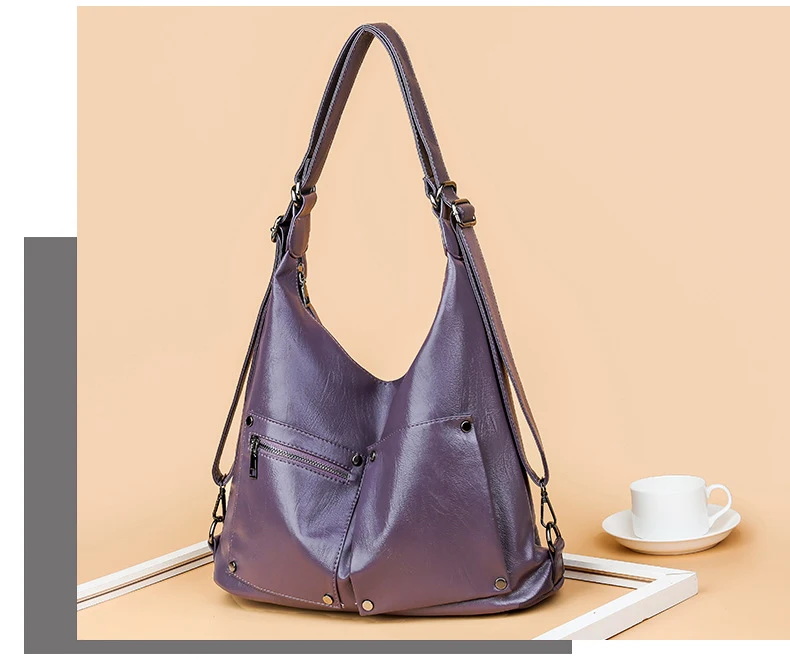 Nouveau sac à bandoulière portable femme automne et hiver, surface souple, grande capacité, idéal pour transporter tout ce dont vous avez besoin.