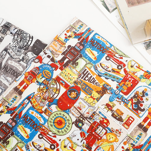 Title 3, Sevenberry Cotton Vintage Teddy Bear DIY Fabric...