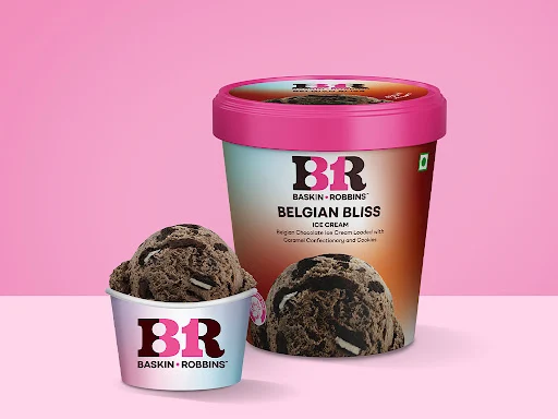 Belgian Bliss Ice Cream (Factory Sealed 450 Ml)
