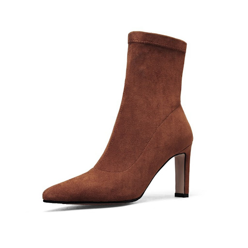 Title 7, Womens pointed toe elastic high heel short sue...