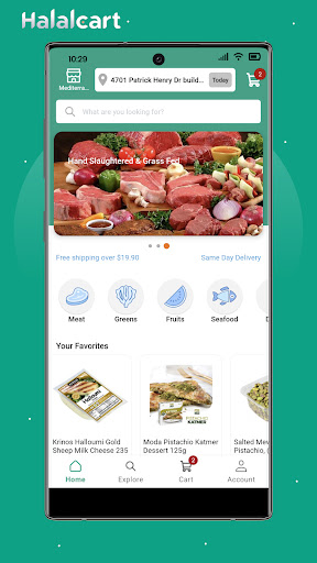 Screenshot Halalcart