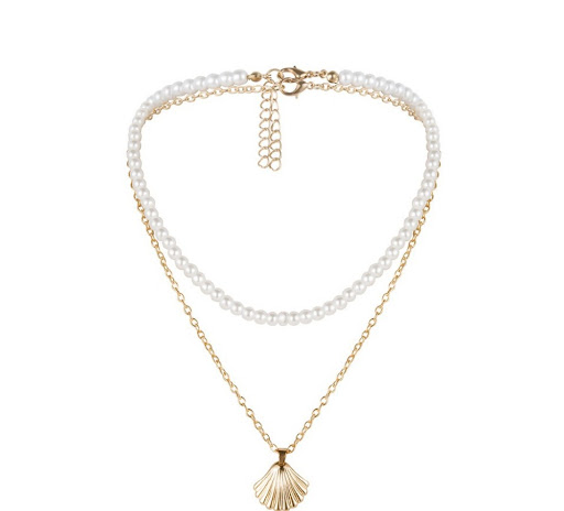 Title 1, KISS WIFE Retro Pearl Choker Necklaces For Wome...