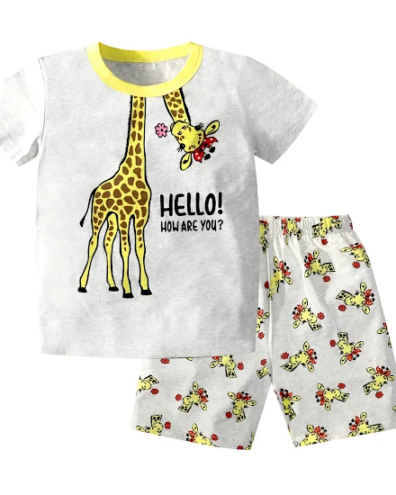 Fashion Cartoon Children's Outfits Summer Cotton Soft Kid... - 2