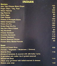 Raj Chinese menu 1