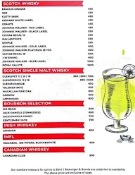 The Dome - Le Royal Meridien menu 5