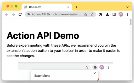 Action API Demo