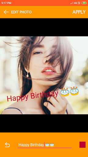 Birthday Video with Photo and Song