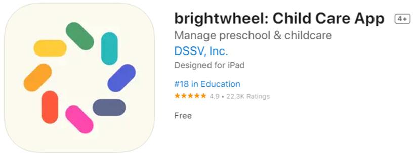 Bright wheel image on app store