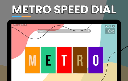 Metro Speed Dial - Modern New Tab page Preview image 0