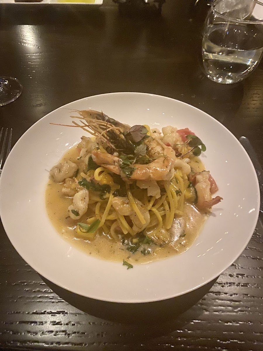 tagliolini agli scampi