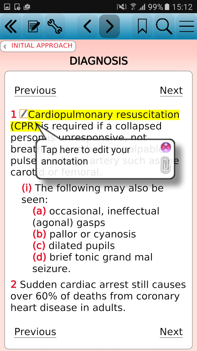Emergency Medicine: D &amp; M, 7ed Screen 2