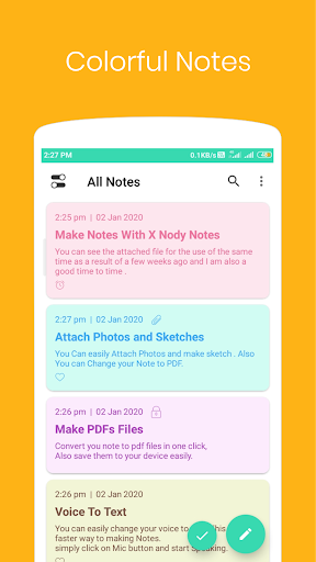 Screenshot X Nody Notes - Notebook, ToDo 