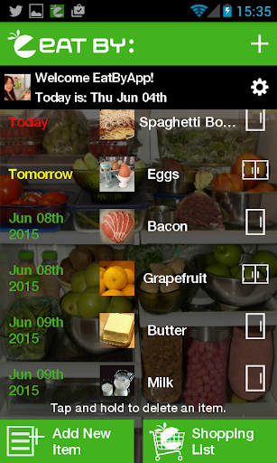 EatBy Smart Kitchen App