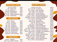 Amogha Sagar Grand menu 2