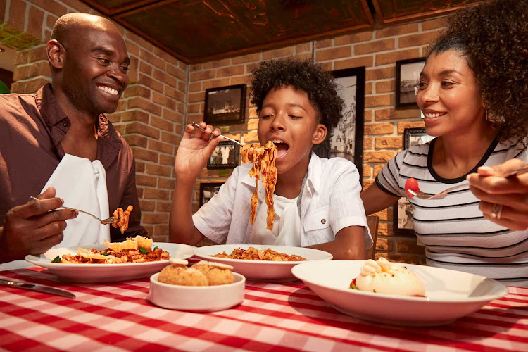 Enjoy great Italian dishes served family style at Cucina del Capitano during your Carnival cruise.