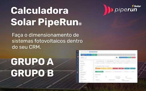 CRM PipeRun - Calculadora Solar