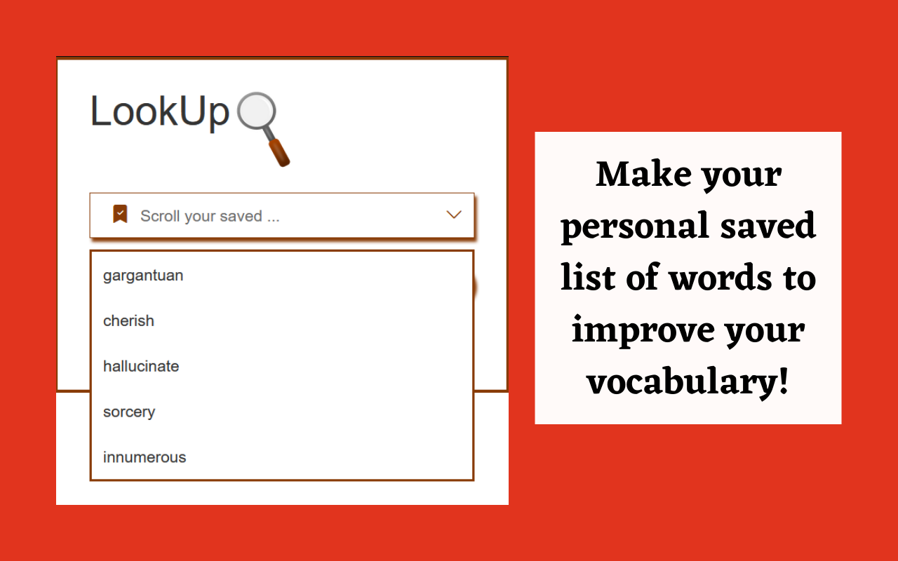 LookUp - Personal Vocabulary Companion Preview image 5