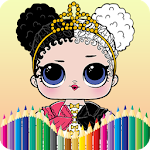 Cover Image of Скачать Lol Doll Surprise Coloring Book 2.5 APK