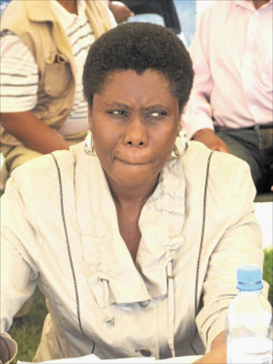 State Security minister Dipuo Letsatsi-Duba.