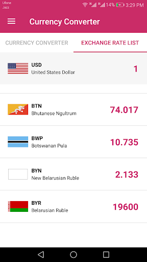 US Dollar To South African Rand and ISK Converter