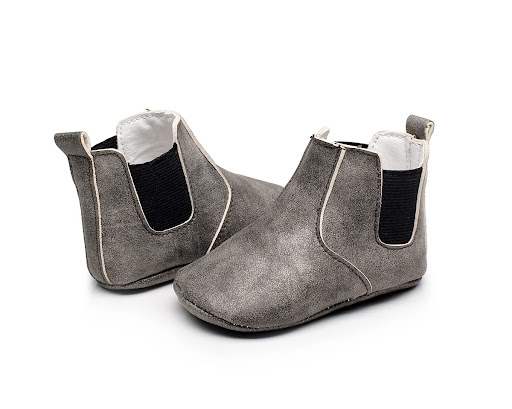 Title 7, Baby Xie Shoes, Toddler Shoes, Elastic PU, Soft...