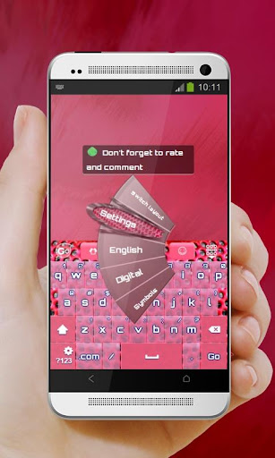 免費下載個人化APP|Pink grids GO Keyboard app開箱文|APP開箱王