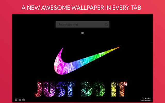 Nike Wallpaper HD Custom New Tab