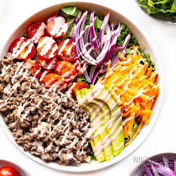 Burger In A Bowl