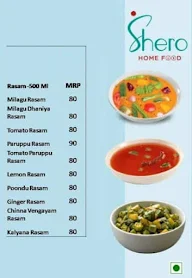 Shero Home - Sambar, Poriyal & Rasam menu 2