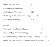 Traditional Maggies menu 3