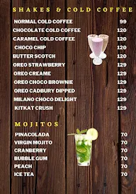 The Pizza Bite Cafe menu 1