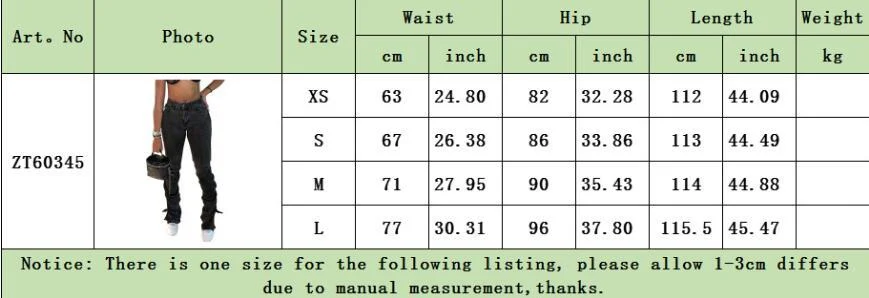 Title 1, Damen Street Fashion Jeans mit Schlitz am Saum,...