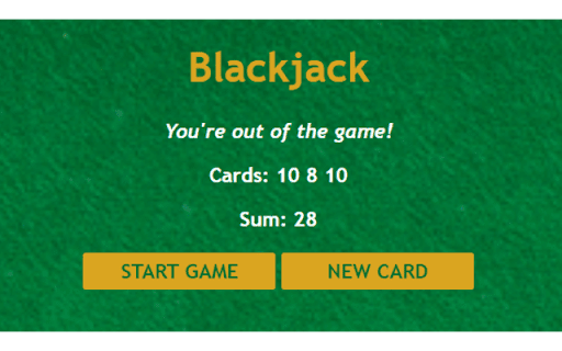 Black Jack Game