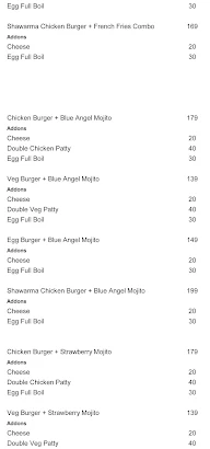 Chennai Burger menu 2