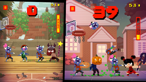 Basketball vs Zombies