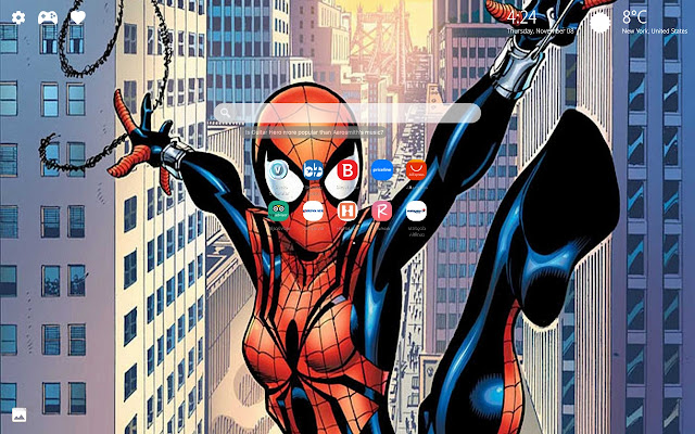 Anime Spider Girl New Tab Wallpapers HD