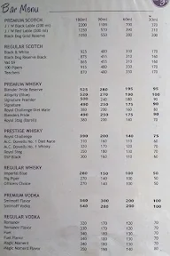 Hotel Prachi menu 5