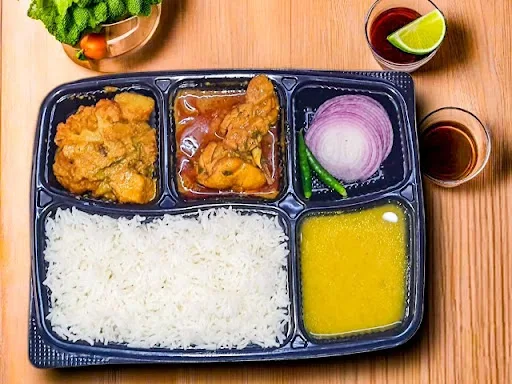 Regular Chicken [4pcs] Thali Meal