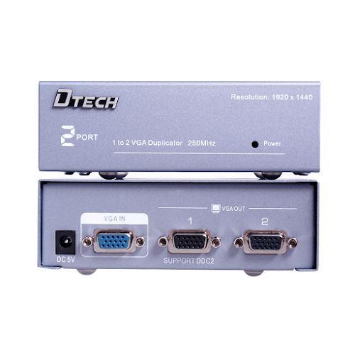 Bộ chia/ Hub Multi VGA 2-1 Dtech (DT-7252)